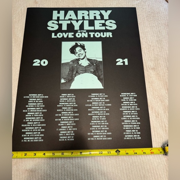 Harry Styles Love on Tour 2021 poster - Picture 4 of 5